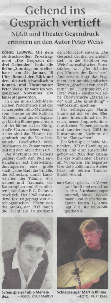 Recklinghäuser Zeitung 13.1.2017