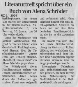 Recklinghäuser Zeitung 9.1.2024 