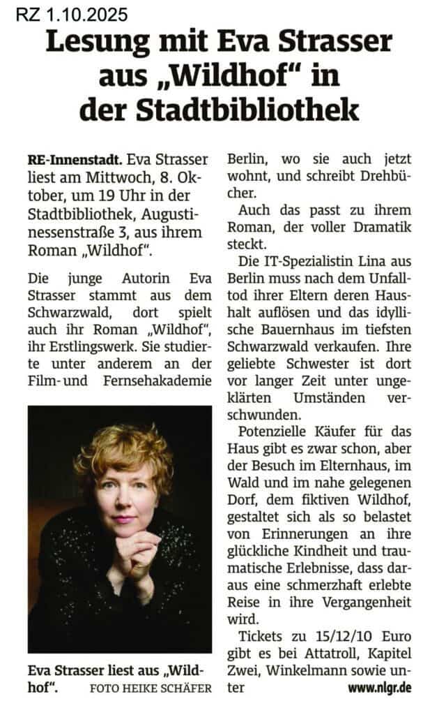 Pressearchiv der NLGR 2 Ankündigung Strasser