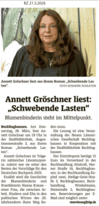 Pressearchiv der NLGR 1 RZ 21.3.2026
