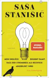 Saša Stanišić: Mein Unglück beginnt damit, dass der Stromkreis als Rechteck abgebildet wird 2 Cover Stanisic